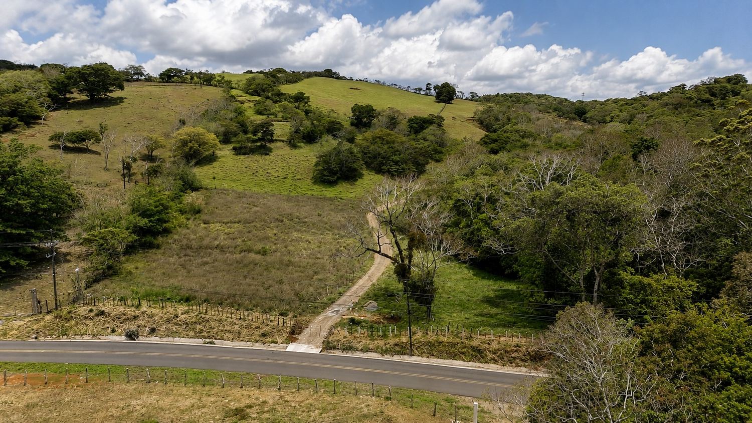 Aerial view of the property — click to play the drone flyover